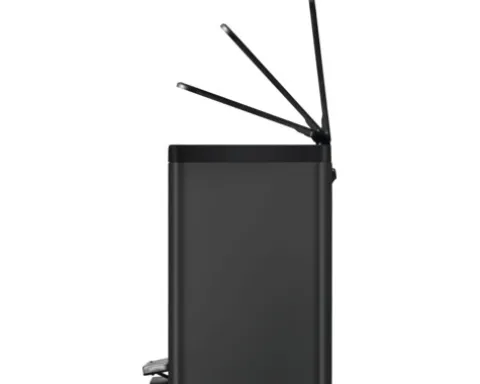 EKO Treteimer Essential Anzahl Fächer 3 3x 9 Liter schwarz