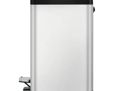 EKO Treteimer Essential Anzahl Fächer 3 3x 9 Liter silber