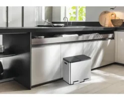 EKO Treteimer Essential Anzahl Fächer 2 44 l silber