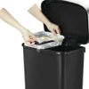 EKO Treteimer Hana 1 Anzahl Fächer 2 x 25 Liter schwarz