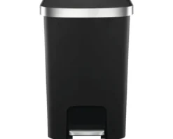 EKO Treteimer Hana 1 Anzahl Fächer 2 x 25 Liter schwarz