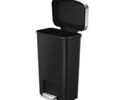 EKO Treteimer Hana 1 Anzahl Fächer 2 x 25 Liter schwarz