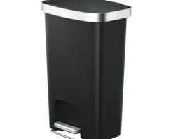 EKO Treteimer Hana 1 Anzahl Fächer 2 x 25 Liter schwarz
