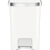 EKO Treteimer Hana 1 Anzahl Fächer 2 x 25 Liter weiß