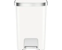 EKO Treteimer Hana 1 Anzahl Fächer 2 x 25 Liter weiß