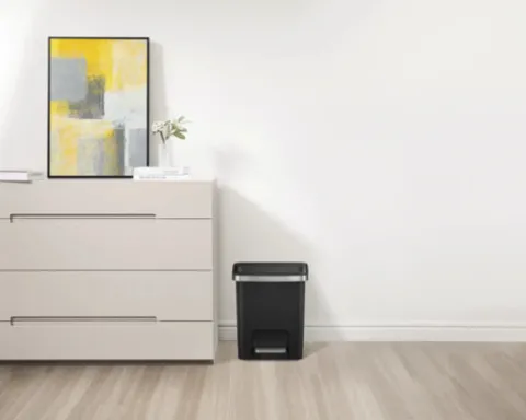 EKO Treteimer Hana 2 15 l schwarz