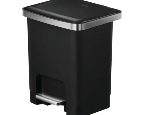 EKO Treteimer Hana 2 15 l schwarz