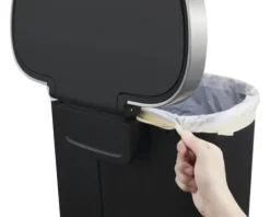 EKO Treteimer Hana 55 l schwarz