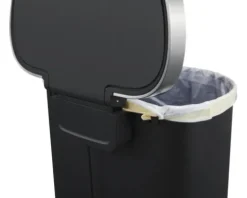 EKO Treteimer Hana 55 l schwarz