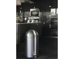 EKO Treteimer Kickcan 33 l edelstahl matt