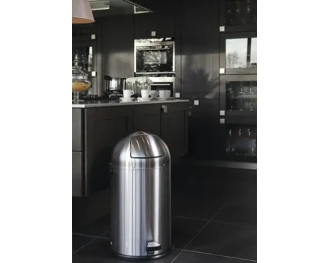 EKO Treteimer Kickcan 33 l edelstahl matt