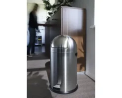 EKO Treteimer Kickcan 33 l edelstahl matt