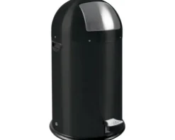 EKO Treteimer Kickcan 33 l schwarz matt