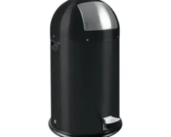 EKO Treteimer Kickcan 33 l schwarz matt