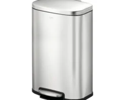 EKO Treteimer Oli-Cube Anzahl Fächer 2 2x 20 Liter silber