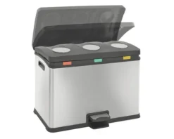 EKO Treteimer Rejoice Anzahl Fächer 3 3x 12 l edelstahl matt