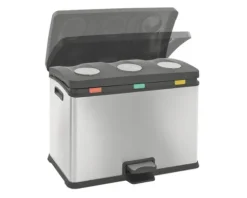 EKO Treteimer Rejoice Anzahl Fächer 3 3x 12 l edelstahl matt