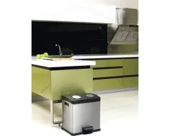 EKO Treteimer Rejoice Anzahl Fächer 2 2x 12 l edelstahl matt