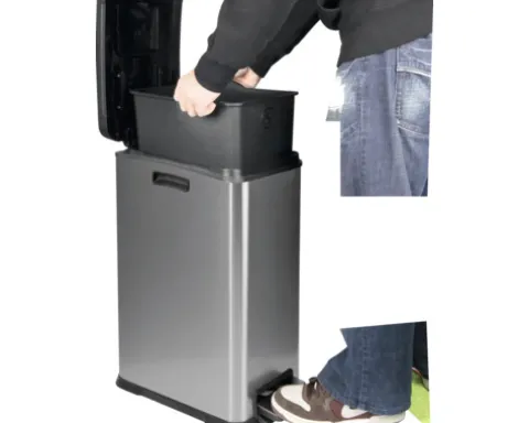 EKO Treteimer Rejoice 30 l edelstahl matt