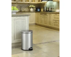 EKO Treteimer Serene 12 l edelstahl matt