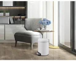 EKO Treteimer Serene 5 l weiß