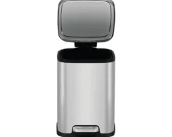 EKO Treteimer Stella 6 l edelstahl bürstfinish matt