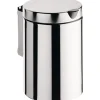 Emco Wandkosmetikeimer mit Klappdeckel System 2 3 l edelstahl