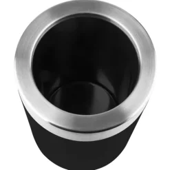 Emsa 507602 Flaschenkühler, Soft-Touch, Integriertes Kühlgel, 6 St. Kalt, Gefriergeeignet, Schwarz, Thermo