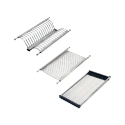 Emuca Abtropfgestell aus rostfreiem Stahl Drynox, Modul 500mm, Edelstahl