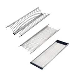 Emuca Abtropfgestell aus rostfreiem Stahl Drynox, Modul 800mm, Edelstahl