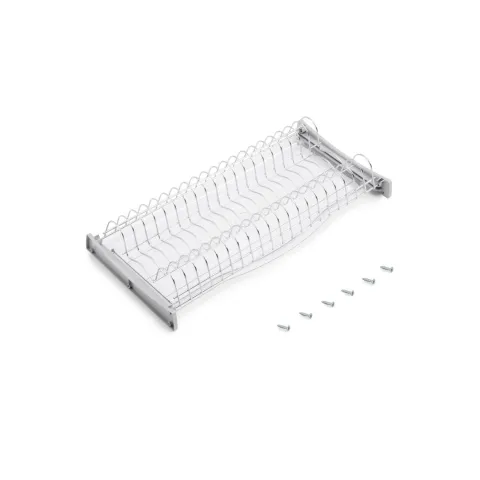 Emuca Abtropfgestell Suprastar für hohe Module, 600, Stahl, Verchromt