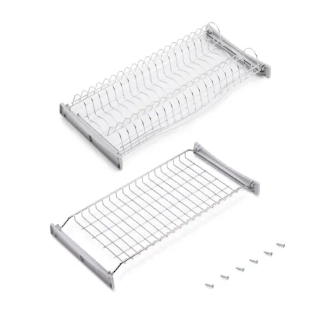 Emuca Abtropfgestell Suprastar für hohe Module, 600, Stahl, Verchromt