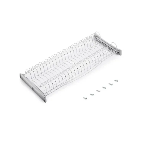 Emuca Abtropfgestell Suprastar für hohe Module, 700, Stahl, Verchromt