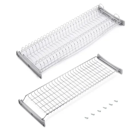 Emuca Abtropfgestell Suprastar für hohe Module, 800, Stahl, Verchromt