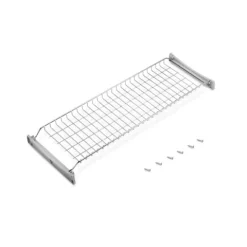 Emuca Abtropfgestell Suprastar für hohe Module, 800, Stahl, Verchromt