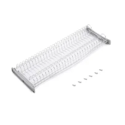Emuca Abtropfgestell Suprastar für hohe Module, 800, Stahl, Verchromt