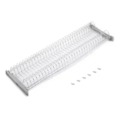 Emuca Abtropfgestell Suprastar für hohe Module, 900, Stahl, Verchromt