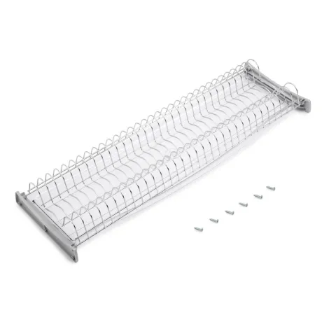 Emuca Abtropfgestell Suprastar für hohe Module, 900, Stahl, Verchromt