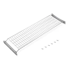 Emuca Abtropfgestell Suprastar für hohe Module, 900, Stahl, Verchromt