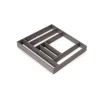 Emuca Ausziehbarer Schubladenorganisator 600x500, Aluminium, Anthrazitgrau