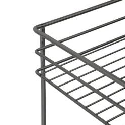 Emuca Auszugswagen mit Körben und untereingeschraubtem Titane-Brottier mit sanfter Schließung, Modul 300mm, Stahl, Anthrazitgrau