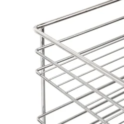 Emuca Auszugswagen Supra mit Unterfederung und sanfter Schließung, Modul 300mm, Stahl, Verchromt