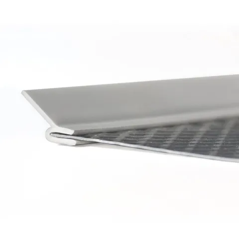 Emuca Bodenschutz für Küchenmöbel, 16mm Plattenstärke, Modul 800mm, 768x580mm, Kunststoff und Aluminium, Aluminium Natur