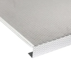 Emuca Bodenschutz für Küchenmöbel, 16mm Plattenstärke, Modul 900mm, 868x580mm, Kunststoff und Aluminium, Aluminium Natur
