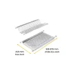 Emuca Geschirrabtropfer für Hochschränke, Modul 600mm, Edelstahl