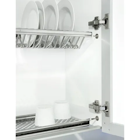 Emuca Geschirrabtropfer für Hochschränke, Modul 700mm, Edelstahl