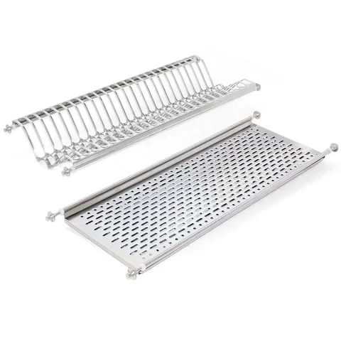 Emuca Geschirrabtropfer für Hochschränke, Modul 700mm, Edelstahl