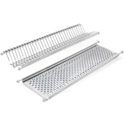Emuca Geschirrabtropfer für Hochschränke, Modul 900mm, Edelstahl