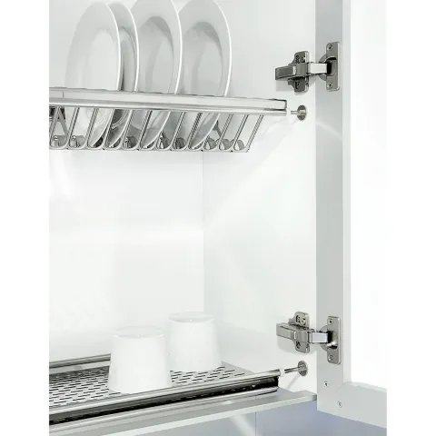 Emuca Geschirrabtropfer für Hochschränke, Modul 800mm, Edelstahl