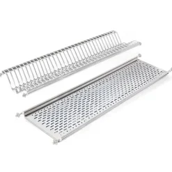 Emuca Geschirrabtropfer für Hochschränke, Modul 1.000mm, Edelstahl